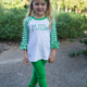 Green and White Stripe