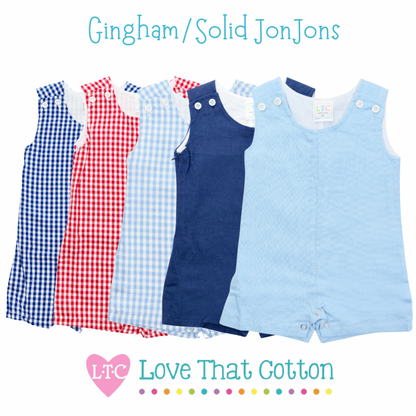 Boys Gingham Jon Jon