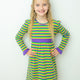 Green Purple and Yellow Stripe