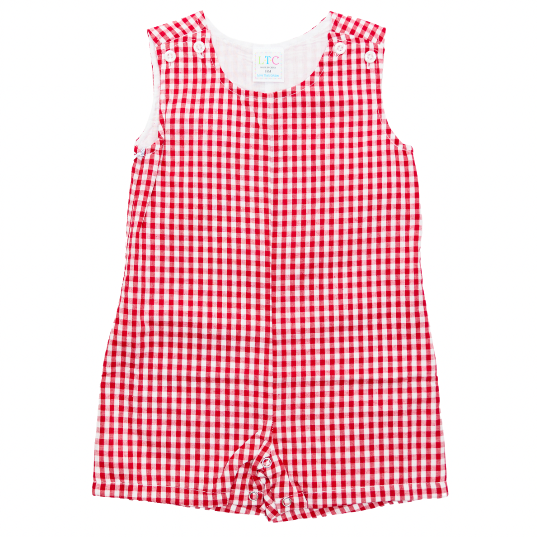 Boys Gingham Jon Jon