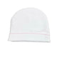 White w/ Light Pink Crochet