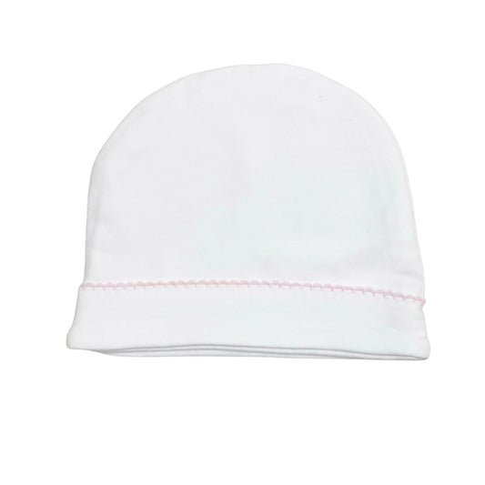 Baby Hat w/ Crochet Trim