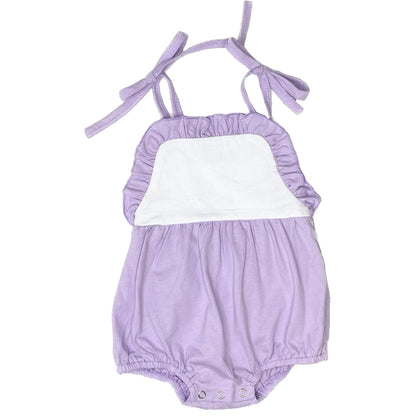 Ruffle Tie Sunsuit 100% Cotton