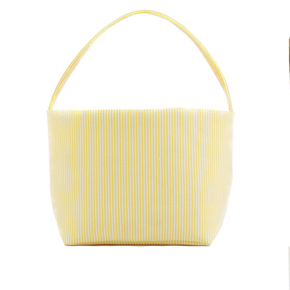 Gingham/Seersucker Bucket Bag