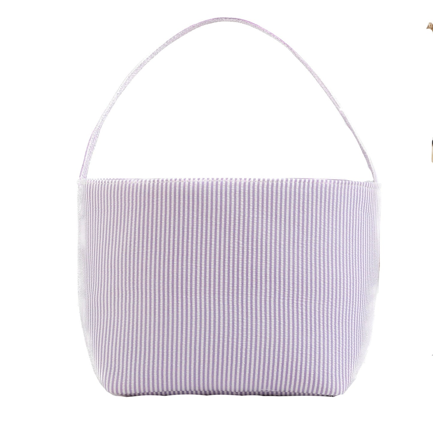 Gingham/Seersucker Bucket Bag