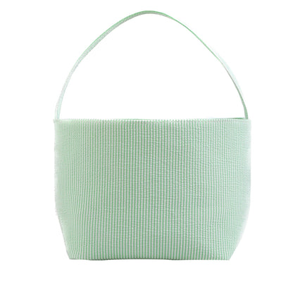 Gingham/Seersucker Bucket Bag