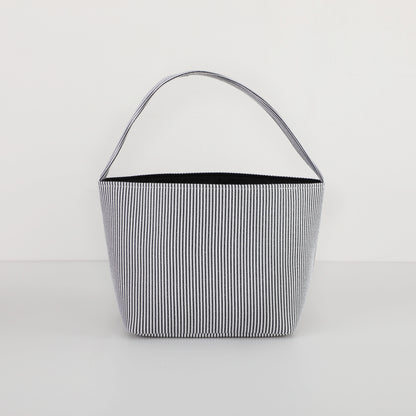 Gingham/Seersucker Bucket Bag