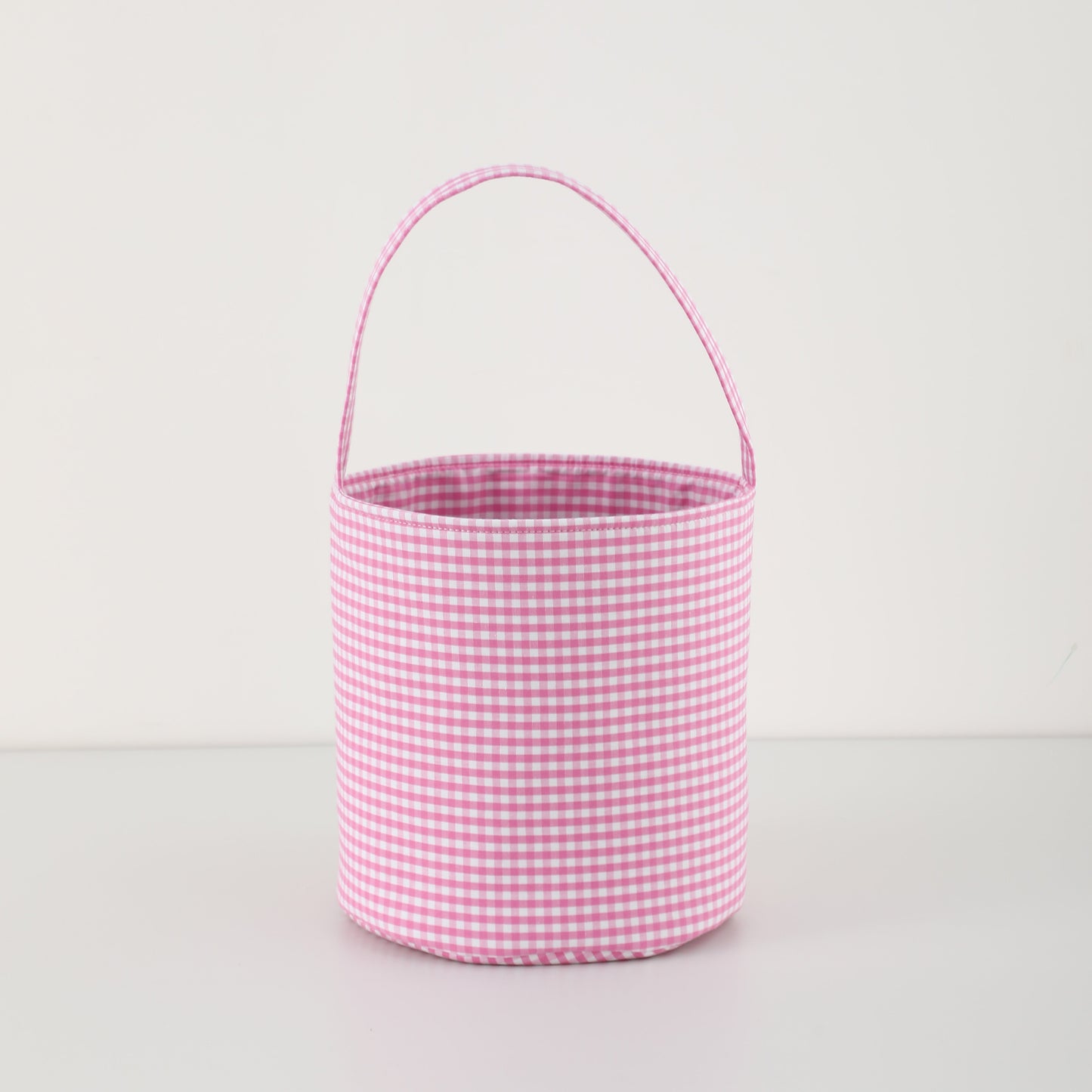 Gingham/Seersucker Bucket Bag