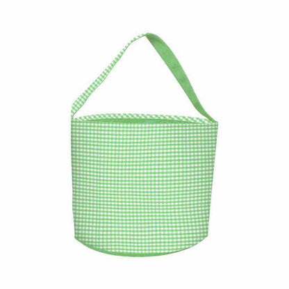 Gingham/Seersucker Bucket Bag